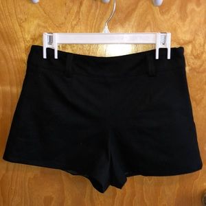 ♟ High-Rise Black Shorts ♟